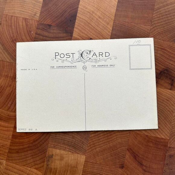 Beautiful Antique Vintage Easter Postcard w/ Daffodil Flowers - Picture 3 of 3